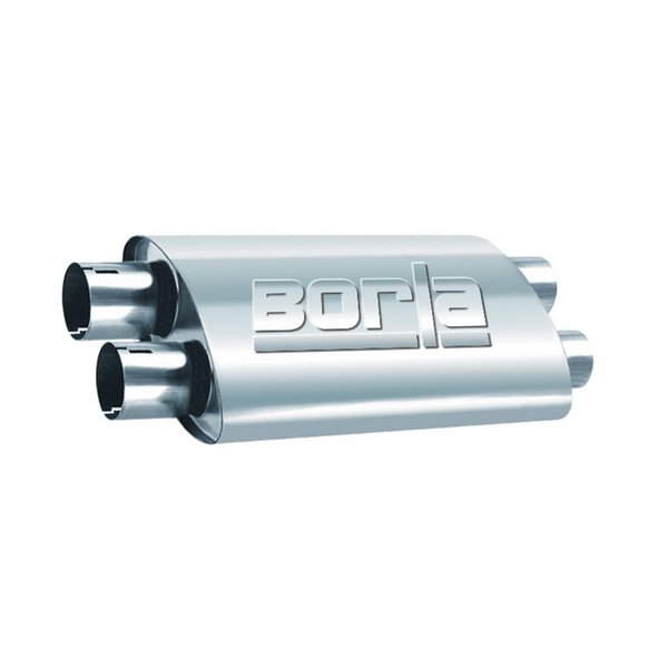 Borla 2.25IN, 19X4X9.5 DUAL/DUAL MUFFLER 400287